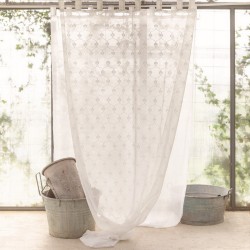 White "Small King" curtain 140 x 290 cm with loops