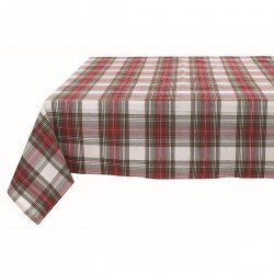Coorie checkered tablecloth 140 x 290 cm in cotton