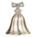 Bell with small node in antique brass color
