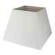 White cotton square lampshade 35,5 x 35,5 cm