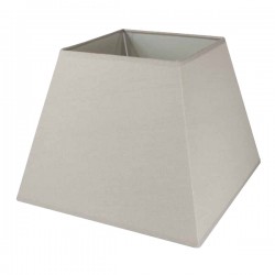 Taupe linen square lampshade 30,5 x 30,5 cm