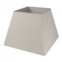 Taupe linen square lampshade 30,5 x 30,5 cm