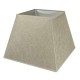 Camel linen square lampshade