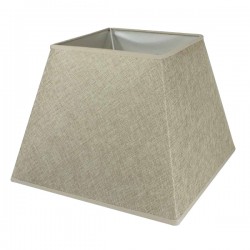 Camel linen square lampshade 30,5 x 30,5 cm