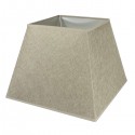 Camel linen square lampshade 30,5 x 30,5 cm