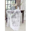 Grafite white lace tablecloth 150 x 280 cm