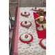 Tablecloth Tartan 160 x 280 cm with frill 10 cm