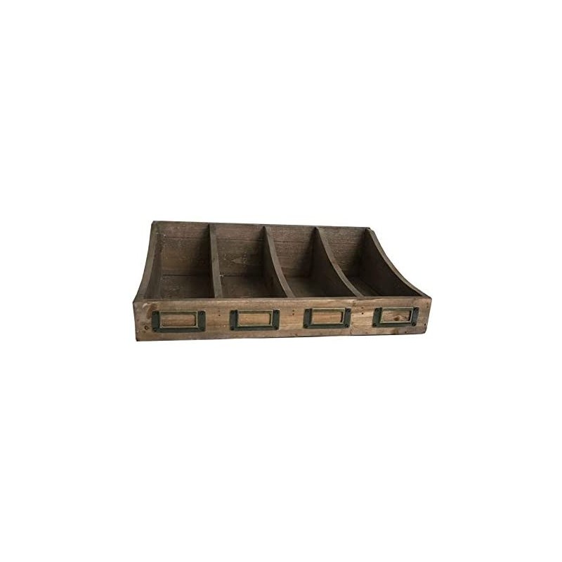 Range-couverts En Bois – 4 Compartiments, Idéal Pour Tiroir De Cuisine