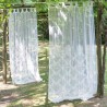 White "Pentimento" curtain 150 x 290 cm with loops