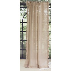 Curtain "Eterea" natural 150 x 300 cm with knots