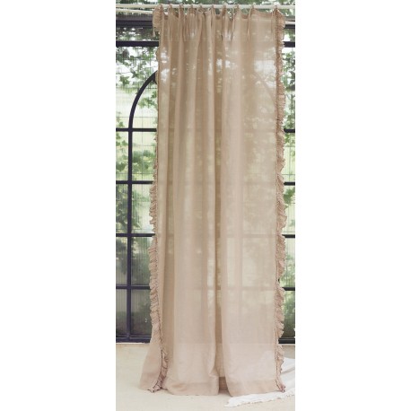 Curtain "Eterea" natural 150 x 300 cm with knots