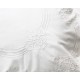 Coussin blanc 45 x 45 cm en coton de la collection Louise