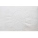 Taie d'oreiller 60 x 60 cm blanche en lin et coton de la collection Mathilde