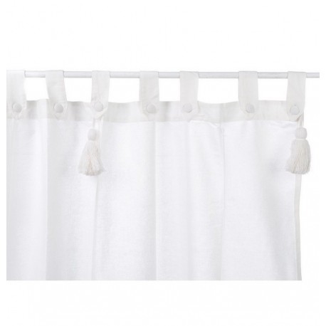 White "Meraviglia" curtain 150 x 290 cm with loops