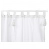 White "Infinity Bianco" curtain 150 x 300 cm with loops
