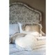 Coussin cœur blanc en cotton