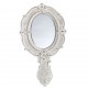 Old French mirror antique white