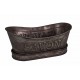 Baignoire porte savon couleur zinc