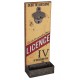 "License IV" bottle opener to hang with receptacle by Antic Line