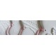Heart crude white guipure to perfume