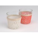 Set of 2 lace lanterns