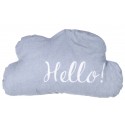 Cloud cushion "Hello"