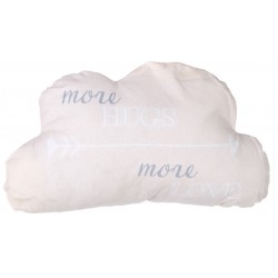 Cloud cushion "More Hugs More Love"