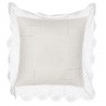 Coussin brodé 45 x 45 cm "Vintage Lace Collection"